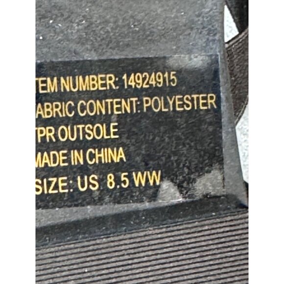 Torrid Womens shoes 8.5WW Black Gladiator Stretch Sandals Pre-Owned - Picture 7 of 16